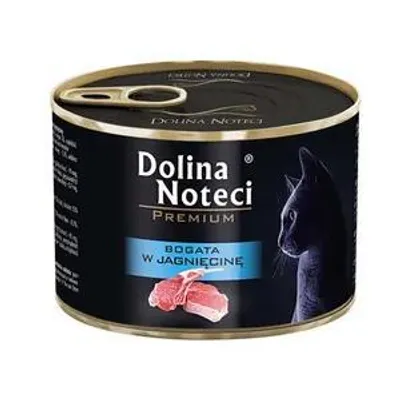 Zdjęcie produktu dla Mokra karma dla kota Dolina Noteci Premium z jagnięciną 185 g