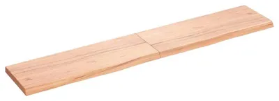 Obrázok produktu pre vidaXL Umývadlová doska svetlohnedá 160x30x(2-4) cm z masívneho dreva