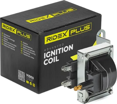 Produktbild von RIDEX PLUS 689C0123P Zündspule für BMW 3 Limousine (E36) passend für MERCEDES-BENZ M-Klasse (W164) für OPEL Astra G CC (T98) Corsa B Schrägheck (S93)