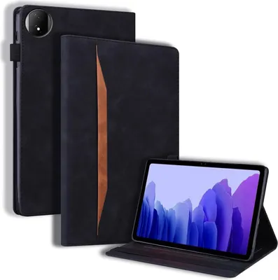 Produktbild von Kunstleder Hülle für Honor Pad X7 Kartenfach, Stiftfach & Standfunktion Schwarz