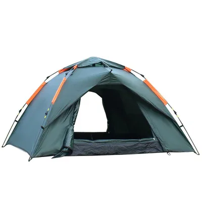Produktbild von 2-4 Personen Zelt, Doppelwand Zelt, Automatisches Schnellaufbau Zelt, Wasserdicht, Winddicht, Sonnenschutz, Camping