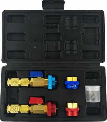 Immagine prodotto di Set di R1234YF R134A nuclei valvola, strumenti di installazione per la rimozione rapida del nucleo della valvola dell'aria condizionata, strumento di rimozione del nucleo della valvola a pressione, senza rilasciare il refrigerante, Invento