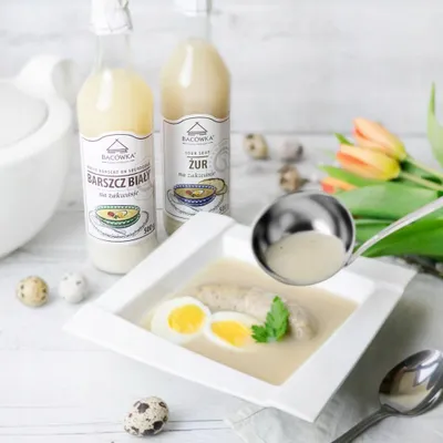 Zdjęcie produktu dla Barszcz biały na zakwasie Bacówka 500ml