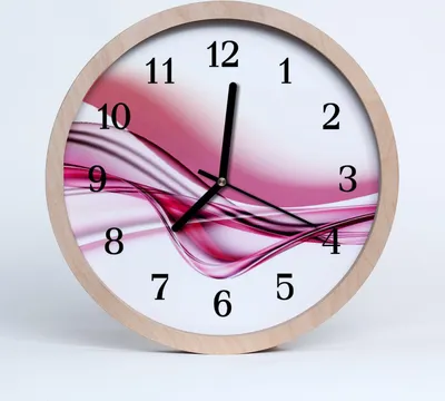 Produktbild von Holzuhr 20fi cm wanduhr - Kunst Abstrakte Kunst