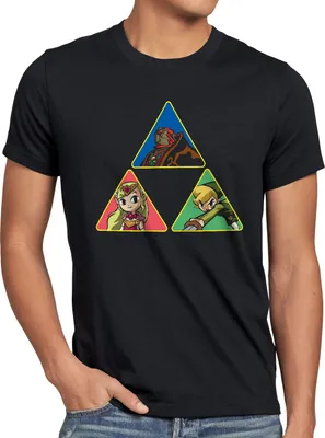 Produktbild von BaumwolleCloud Tri force Link Herren T-Shirt Gamer