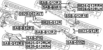Obrázok produktu pre Febest 0829-002-Kit
