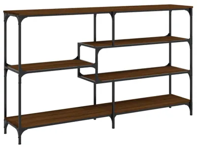 Obrázek produktu pro vidaXL Konzolový stůl Brown Oak Optics 160x32x95 cm Dřevěné konstrukce