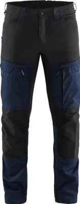 Image de Pantalon maintenance stretch marine foncé/noir T48 - BLÅKLÄDER - 145618458699C54