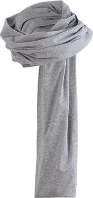 Produktbild von Uni Schal Damen und Herren, Sportgrau, One Size
