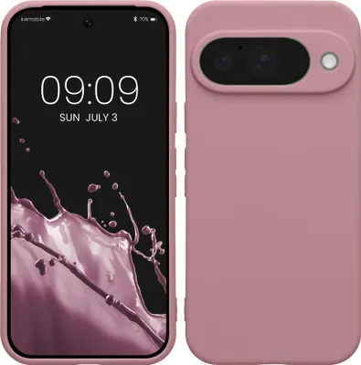 Produktbild von kwmobile Handyhülle für Google Pixel 10 Hülle - weiches Handy Silikon Case - Schutzhülle Cover - Altrosa matt