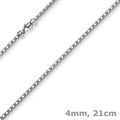 4mm-Phantasiearmband-aus-585-Weißgold-21cm