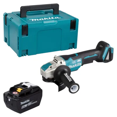 Image de Makita DGA 520 ZX1 Meuleuse d'angle sans fil 18 V 125 mm X-LOCK Brushless Solo - sans batterie, sans chargeur