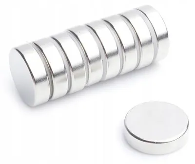 Image de Aimant néodyme cylindrique MW 22x6 N38, 10 pièces