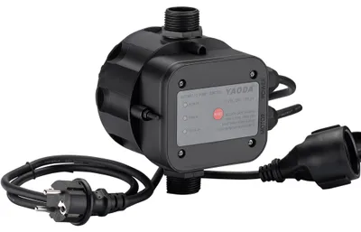 Produktbild von Wiltec Druckschalter mit Kabel EPC-5 230V 1-phasig bis 10 bar, Druckwächter mit Trockenlaufschutz für Hauswasserwerke und Pumpen, zuverlässige Pumpensteuerung