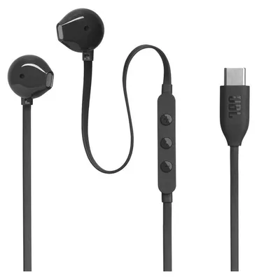 Obrázek produktu pro JBL Tune 305C, Kabel, 20 - 40000 Hz, Hovory/hudba, 15,3 g, Sluchátka s mikrofonem, Černá