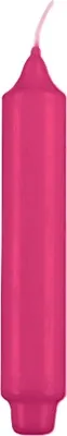 Produktbild von Stabkerzen mit Zapfenfuß Fuchisa Pink 40 x 3 cm, 12 Stück