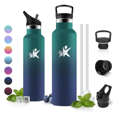 Produktbild von Thermosflasche 750ml Edelstahl, doppelwandig, BPA-frei, auslaufsicher, für