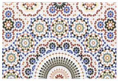 Produktbild von Musterfliese Orientalische Wandfliesen 40x25 – FL25804
