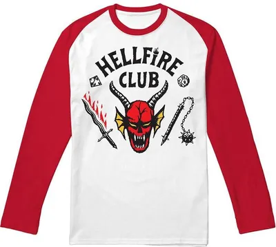 A long-sleeved t-shirt with a graphic print on the front.