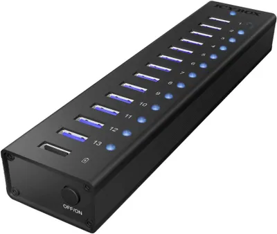 Zdjęcie produktu dla ICY BOX IB-AC6113 - 4-portowy koncentrator USB o dużej prędkości i kompaktowej konstrukcji