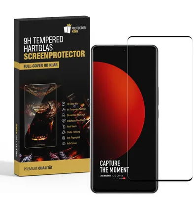 Produktbild von 4x 9H Panzerglas für Xiaomi 12s Ultra FULL CURVED Displayschutz Schutzglas Panzerfolie Schutzfolie Displayglas Hartglas echtes Tempered Sicherheitsglas Glasfolie