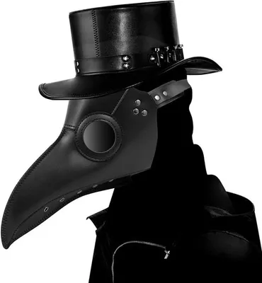Produktbild von Halloween Maske, Schnabelmaske Pestmaske Rabenmaske Pest Doktor Maske Plague Doctor Steampunk Gothic Kopfmaske Requisiten Scary Arzt Cosplay Halloween Kostüm