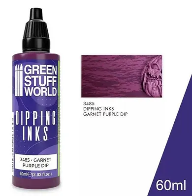 Produktbild von Green Stuff World GSW3485 – Tauchfarbe 60 ml – Granat-Lila – Neu