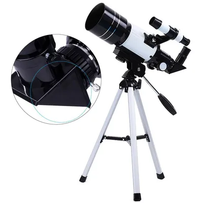 Produktbild von Teleskop für Anfänger Teleskop, tragbares Astronomie Teleskop,mit Tischstativ,Geschenk verwendet werden,Mit Sucherfernrohr, für Anfänger geeignet