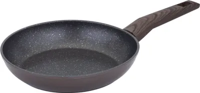 Produktbild von RESTO Carina 93021 Bratpfanne 22 cm aus hochwertigem geschmiedetem Aluminium mit Antihaftbeschichtung 4-lagig für alle Herdplatten auch Induktion | (Ø22 h=4.4 cm/ Ø Boden 17cm)