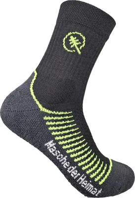 Produktbild von Miriquidi Allround Socke schwarz fluogelb, lang 39/42
