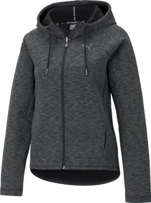 Produktbild von Damen Puma Evostripe Full-Zip Hoodie S Schwarz