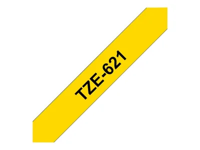 Zdjęcie produktu dla Brother TZE-621, Czarny na żółtym, TZe, Szary, Termotransferowy, Filipiny, 5 lat(a)