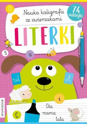 Immagine prodotto di Literki nauka kaligrafii z pieskami i kotkami