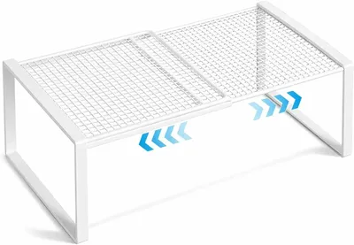 Obrázok produktu pre Omgoods – Nastaviteľné police do skríň s vysokou nosnosťou