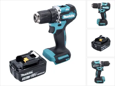 Produktbild von Makita DDF 487 F1 Akku Bohrschrauber 18 V 40 Nm Brushless + 1x Akku 3,0 Ah - ohne Ladegerät