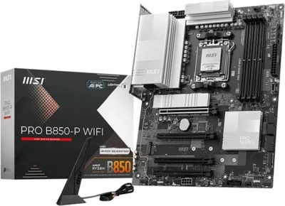 Zdjęcie produktu dla Płyta główna MSI PRO B850-P WIFI, AM5, DDR5, Wi-Fi 7, 2.5 Gigabit Ethernet, AMD Ryzen 7000/8000/9000 Series