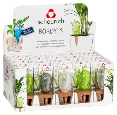 Image de SCHEURICH Bewässerungsfigur "Bördy S" 25-teiliges Thekendisplay 3-fach sortiert 412607 4002477699332