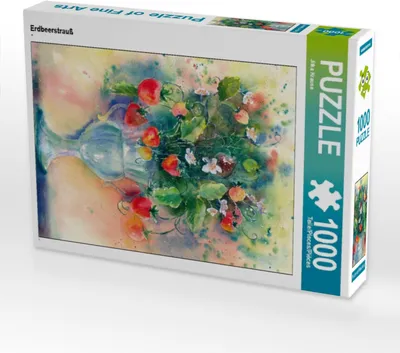 Produktbild von Calvendo Erdbeerstrauß 1000 Teile Puzzle hoch 480x640mm, Krause Jitka; 7281060