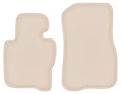 Produktbild von DURBAN Beige Velours-Fußmatten vorne für BMW 4 F33 xDrive (2013-)