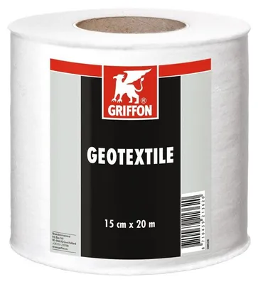 Image de Toile élastique de renfort géotextile HBS-200 GRIFFON rouleau 20m x 15cm - 6308952