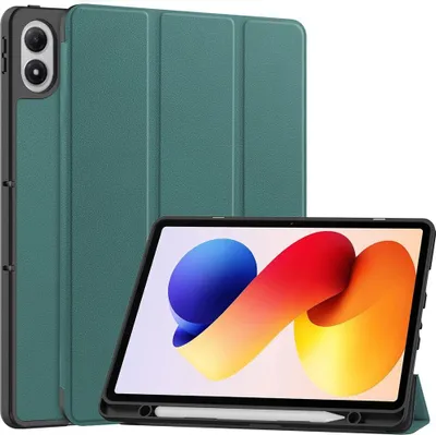 Produktbild von Xiaomi Redmi Pad 2 Pro Hülle - Coverup Tri-Fold Ständer Klapphülle mit Schlaf/Wach-Funktion und Stylushalter - Grün