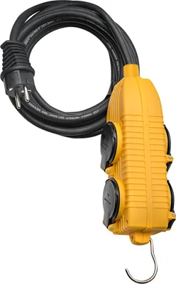 Zdjęcie produktu dla Brennenstuhl 3281851517115, 5 m, Zewnętrzna, IP44, Metal, Neopren, Niebieski, Żółty, CE