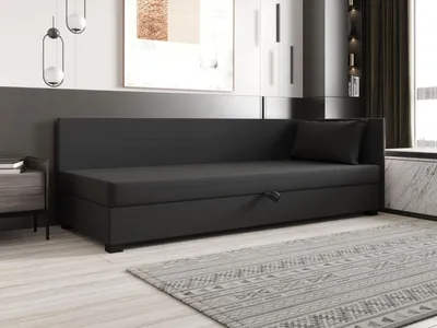Obrázok produktu pre Jednolôžková posteľ 90x195 ZAJDA PLUS 1 s úložným priestorom - šedá