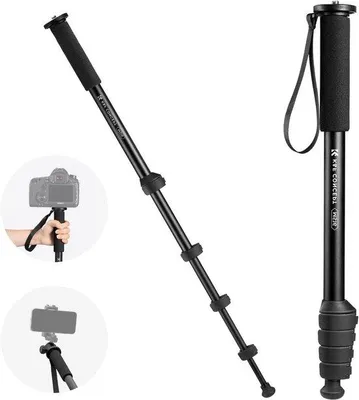 Produktbild von Aluminium-Monopod mit 160 cm Länge - lichtgewicht - 10 kg Tragfähigkeit