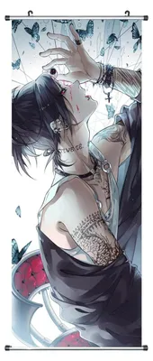 Produktbild von Großes Tokyo Ghoul Rollbild | Kakemono aus Stoff | 100x40cm | Motiv: Uta