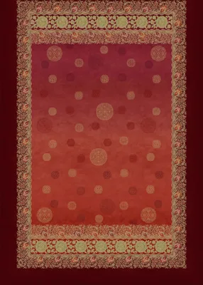 Obrázok produktu pre Bassetti bavlnený pléd PALLAVICINO farba ROSSO R1 veľkosť 155x220