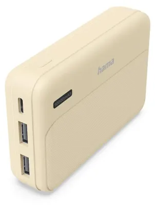 Produktbild von Hama Pocket 10, 10000 mAh, Lithium Polymer (LiPo), Sand