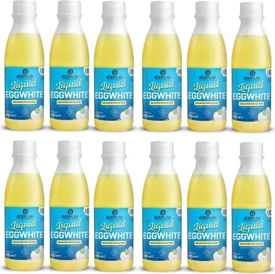 Produktbild von BODYLAB Liquid EGGWHITE - 12 x 970ml - 100% natürliches Eiweiß in flüssiger Form