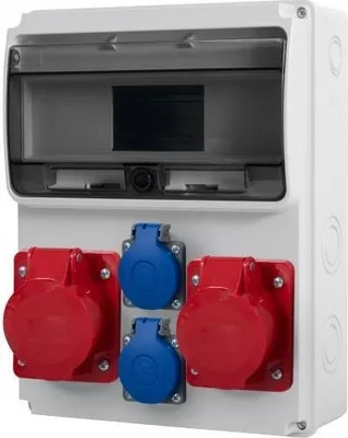 Produktbild von ULISSE 11M 2x16A/5P, 2x230V IP54 Verteiler