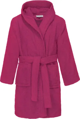 Produktbild von REDBEST Kinder-Bademantel Chicago" mit Kapuze fuchsia 134 / 140"